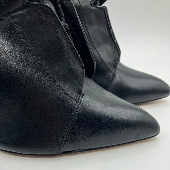 Pour La Victoire Lace Up Heeled Booties Size 8 - Picture 10 of 13
